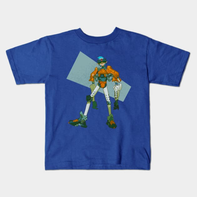 Cyberboy Kids T-Shirt by Artrior